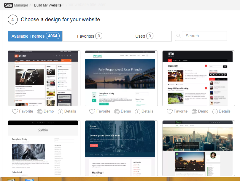 Choose A Design For Your Website
