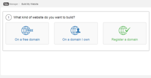 Build a Website Domain