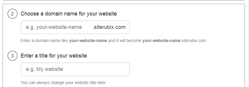 Choose Domain Name & Title for Website